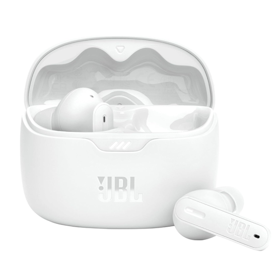 JBL Tune Beam True Wireless Noise Cancelling Earbuds (White)